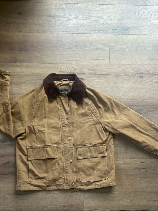 Levi's Other - Levi's Tan canvas Jacket with Dark Brown Corduroy Collar